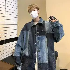 슬램덩크 남자 데님 하프 춘추 청자켓 코트 재킷 HO3