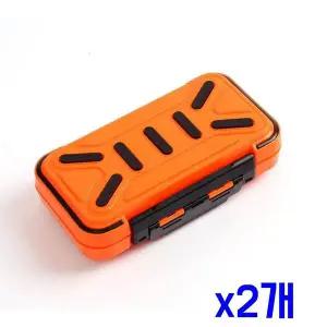 [콩심팥심]TBZ 방수 양면 낚시용품 태클박스 A(오렌지) x2개