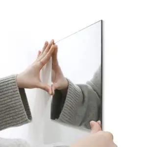 [콩심팥심]투명 아크릴 반사 거울 라운드 디자인 인테리어 소품 옷장거울