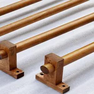 우드 커튼봉 미니멀 브라켓 커텐 커텐걸이 커튼 고정