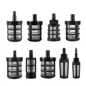 세차 정원 관개 필터 플라스틱 채반 분무기 펌프 여과망 스테인레스 스틸 메쉬 13-15mm 호스