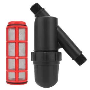 정원 급수 스크린 필터 3/4 인치 분무기 워터 스테인레스 스틸 네트 120 메쉬 관개 물방울 분수 도구