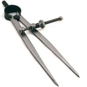 Brccee AC 가죽 DIY 조절식 엣지 크리저 윙 디바이더 회전식 공예 도구 컴퍼스 잉 4인치