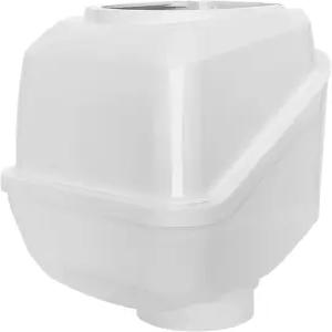 후드가 장착된 비 수확 잎 이터 - 물보라 방지 다운스푸트 필터 955 마이크론 메시 스크린 간편한 설치를