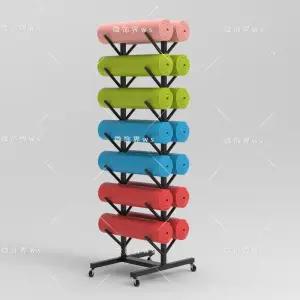 요가매트정리함 운동기구 보관함 철제선반 요가학원