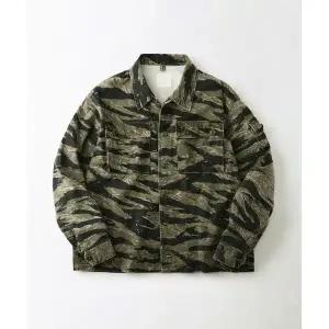 매장정품 OUTSTANDING [아키즈 PICK]TDS TIGER CAMO MILITARY JACKET_TIGER