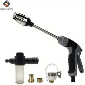 새로운 휴대용 자동차 청소 도구 고압 스프링클러 물총 세탁기 정원 급수 호스 노즐 폼 랜스