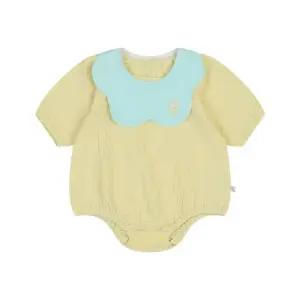 아가방 TC01 여름 슈가거즈7부바디수트(턱받이)(YELLOW)_  01T31751387