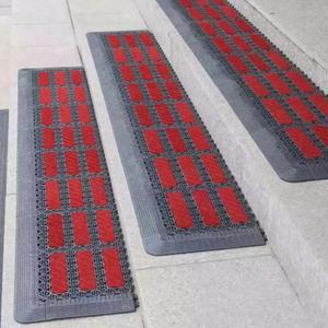 야외 계단매트 미끄럼방지 바닥 패드 초대형 창고 줄무늬 카펫트 25x70cm 상업용 상가
