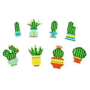 TBZ 선인장 8종 (스티커) 보석십자수 집콕놀이 DIY키트