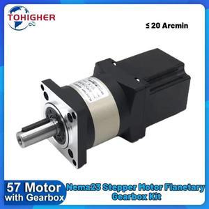 57 모터 스텝다운 기어박스가 있는 유성 감속기 CNC 라우터 조작기 밀링 머신용 Nema 23