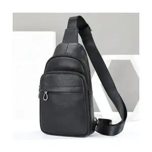 EAMT 남자 크로스백 소가죽 가슴가죽 아웃도어 캐주얼 패션 멀티 남성가죽 가방 가죽 봄가을 YJ5