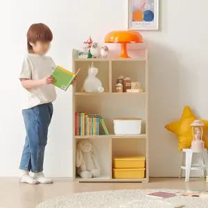 국내제작 견고한 3단 오픈수납장 유아책장 600 어린이도서관 아기교구장 신학기준비