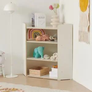 공간인테리어 3단 코너책장 오픈수납장 아동가구 어린이집 학원 새학기준비 책정리