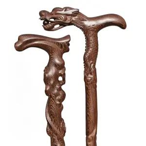 청려장 할머니 할 원목 나무 명아주 지팡이 연수목 할아버지