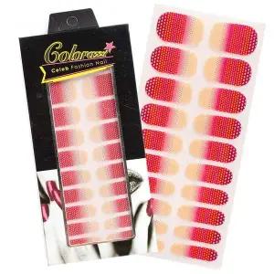 컬러라치 네일스티커(스노우 커버드 선셋) 네일아트