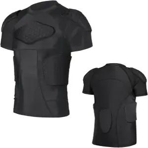 콜로르테 남성 패딩 보호 셔츠 패드 가슴 갈비뼈 축구 장비