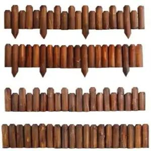 화단 울타리 통나무 마당 경계 조경 테라스 방부목