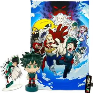 마이 히어로 아카데미아 데쿠 룸 데코 세트 - 번들 53x81 월 아트 태피스트리 포스터 이즈쿠 미도리야