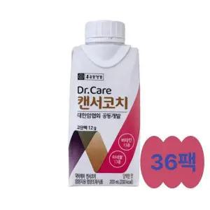 [셀러허브][종근당건강] 종근당건강 닥터케어 캔서코치 암환자 영양식 200ml 36개 /SJ (S36939327)