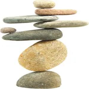 고대 그래피티 팔석 균형 케언 - 실내/외 정원 장식