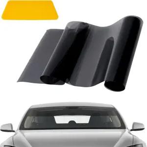 Rislobx 자동차 선바이저 스트립 틴트 필름 차량용 윈드실드 윈도우 선쉐이드용 유니버설 전면 태양광 보호