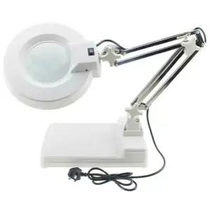 LED 고배율 확대경 작업용 회전 돋보기 램프 360도 40배율