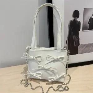 EAMT 여름 여친 미니 크로스 스위트 리본 체인 발레풍 토트백 미니백 YJ2