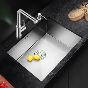 싱크볼 스테인레스 600 사각볼 하수구 추출식 아파트 교체용 씽크대