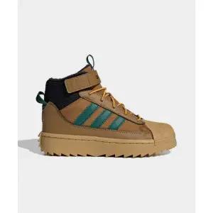 매장정품 ADIDAS 아디다스 KIDS 슈퍼스타 윈터 트렉 부츠 키즈 - 브라운 JQ0343 1291418