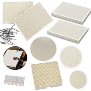 호환 1pcs 세라믹 절연 핫 보드 구멍 주조 도구 가열 플레이트와 벌집 세라믹 플레이트 용접 플레이트에 대 한 특수 바늘