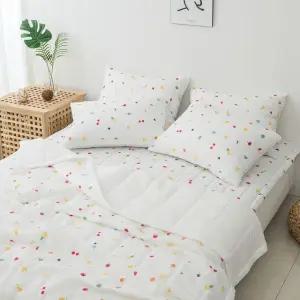 파인애플 시어서커 여름 침구세트 얇은 간절기 차렵 이불세트 베개 SS