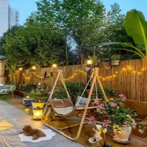 화단 울타리 대나무 담장 일본풍 야외 장식 정원 휀스 가림막 인테리어 조경