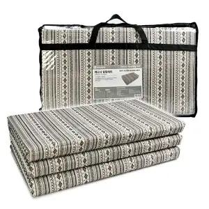 totobiz 국산 힐링 에스닉 피크닉매트 200x240cm 섬유코팅 방수 캠핑