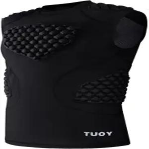 티아수 남자 축구 갈비뼈 보호대 조끼 심장 흉골 가슴 어깨 패딩 셔츠 알둘트 럭비 소프트볼용