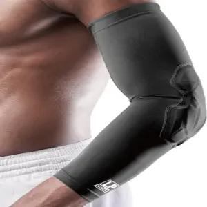 LP 서포트 IM510 쉴드 패딩 암 슬리브 테니스 농구 배구를 위한 보호 팔꿈치 지지대 남녀용