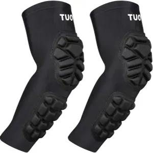 TUOY 팔꿈치 패드 패딩 팔 보호 축구 - 청소년/성인 사이즈 1쌍