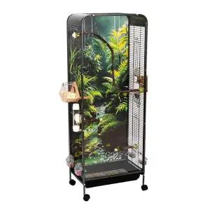 앵무새 대형새장 이동식 날림장 케 놀이터