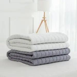 [NS홈쇼핑][르헤브] 조약돌 리플 여름 침대패드 고정밴드 시원한 쿨 매트 Q..[35816133]