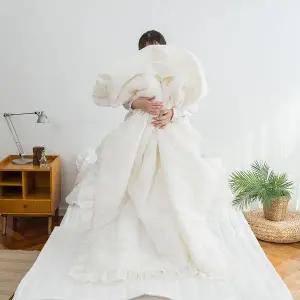 [NS홈쇼핑][르헤브] 크리미 뱀부 시어서커 여름 이불 간절기 60수 차렵이불 Q..[35815900]