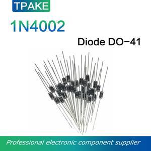 50PCS 1N4002 1A 100V DO-41 정류기 다이오드