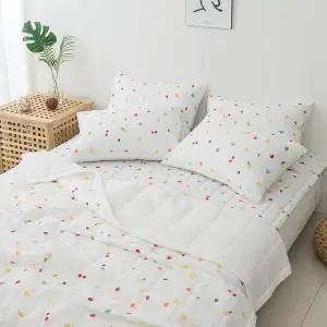 [NS홈쇼핑]파인애플 시어서커 여름 침구세트 얇은 간절기 차렵 이불세트 베개 SS..[35816293]