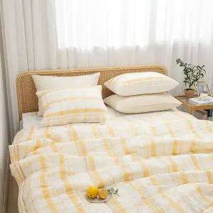 [NS홈쇼핑][르헤브] 샤브레 시어서커 여름 침구세트 얇은 간절기 차렵 이불세트 베개 Q..[35816299]