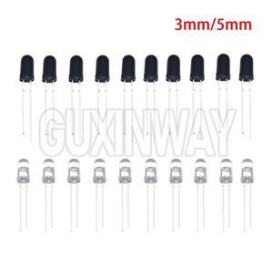 10쌍 3M 호환m 5mm 940nm LED 적외선 이미터 및 IR 수신기 다이오드 F3 F5 아두이노 DIY용