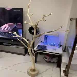 앵무새 놀이터 용품 원목 그네 횃대 새장 새 나무 90cm 집 횟대