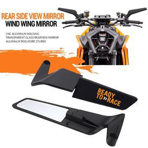 [호환품]바이크 오토바이 CNC 후면보기 미러 KTM 슈퍼 어드벤처 듀크 RC 390 690 790 890 1090 R 용 HD 엔