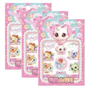 위시캣 판박이 타투 스티커 아이냥 3P 어린이 꾸미기