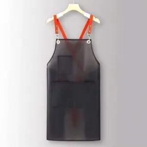 방수앞치마 주방 미용실 식당 반투명 앞치마 블랙 예쁜방수앞치마 주방방수앞치마 여름앞치마