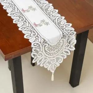 야자수 테이블러너 레이스 식탁러너 식탁보 테이블보 테이블매트 식탁커버 식탁매트 레이스러너