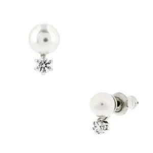 [스와로브스키]5694225 Matrix 진주 스터드 귀걸이